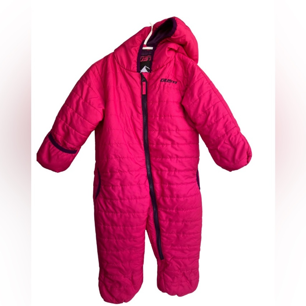 Gusti baby bunting suit snowsuit pink 9 months